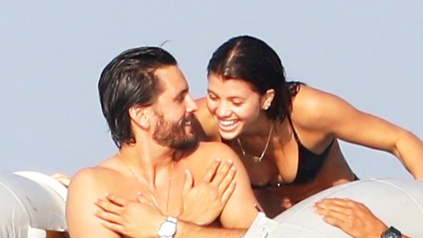 Scott Disick and Sofia Richie during their romantic getaway in Punta Mita, Mexico on January 17, 2017.