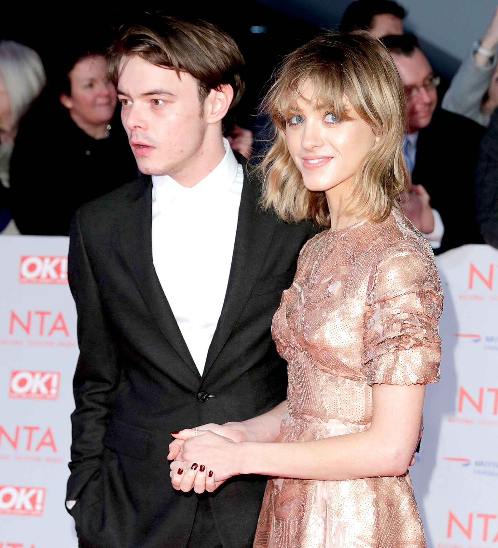 Charlie Heaton and Natalia Dyer Attend London Award Show Together | Us ...