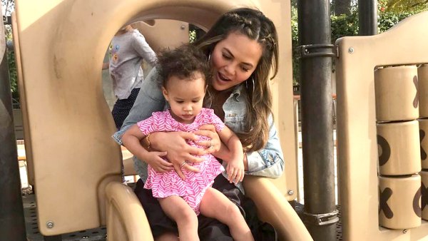 Chrissy Teigen and Luna