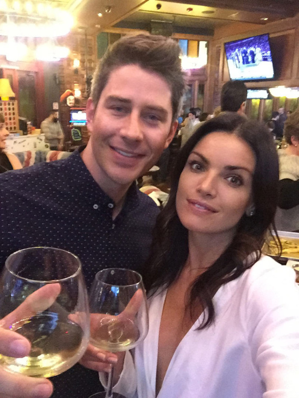 Courtney Robertson and Arie Luyendyk