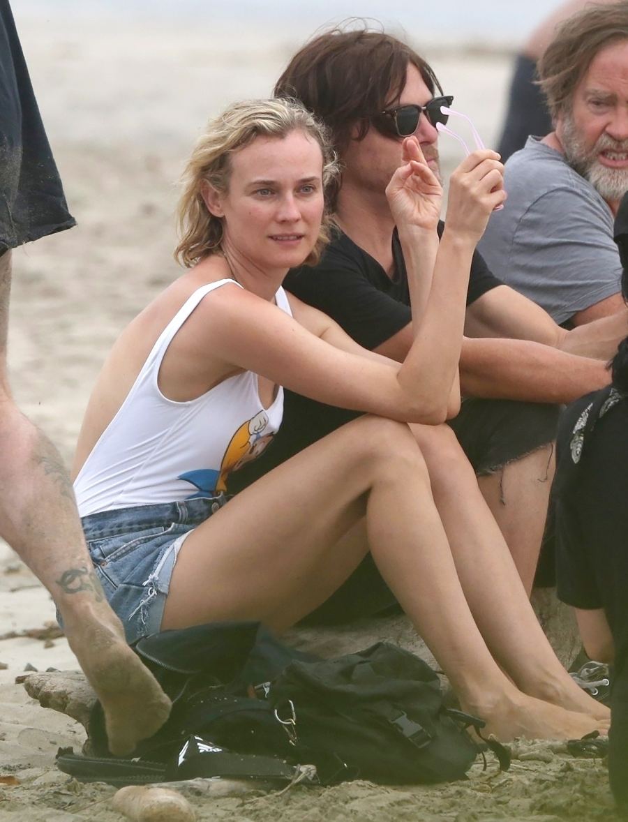 Diane Kruger, Norman Reedus, Beach, Costa Rica