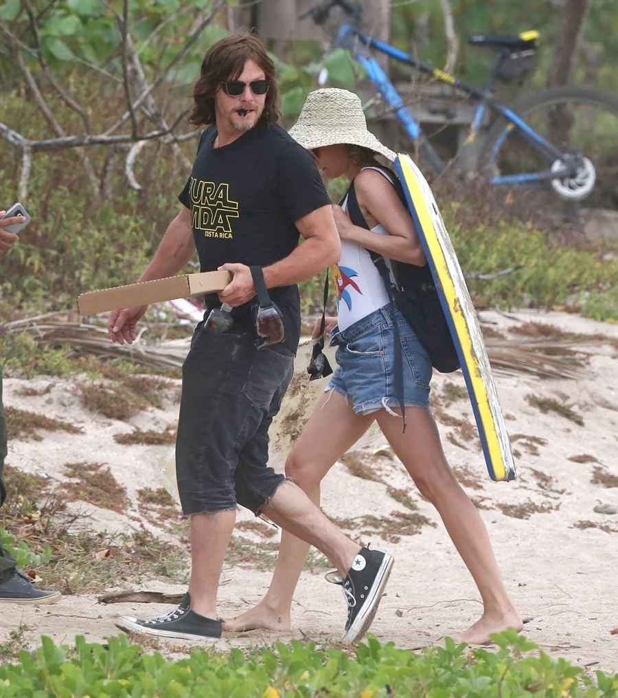 Diane Kruger, Norman Reedus, Beach, Costa Rica