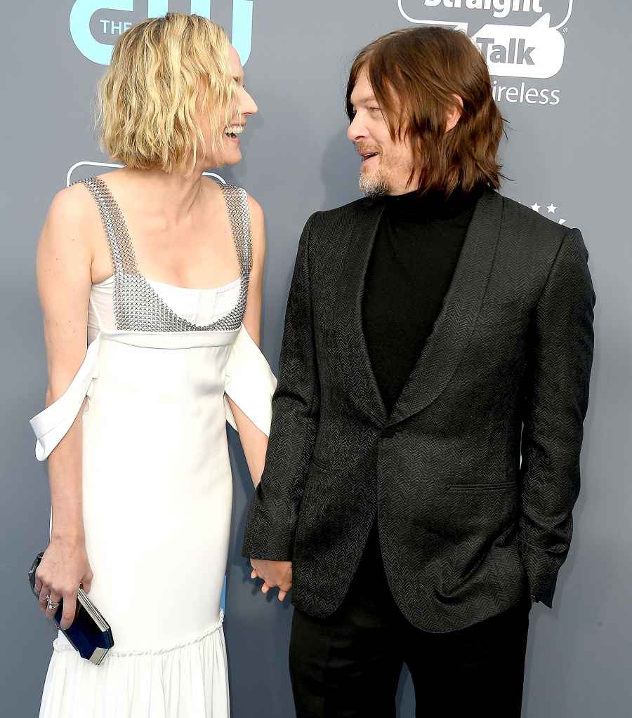 Diane Kruger and Norman Reedus Kiss