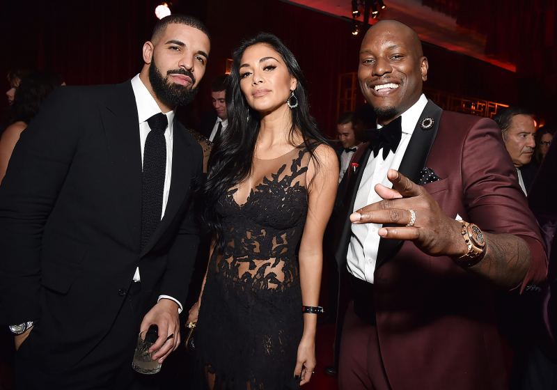 Drake Nicole Scherzinger Tyrese Gibson Netflix Golden Globes after party 2018