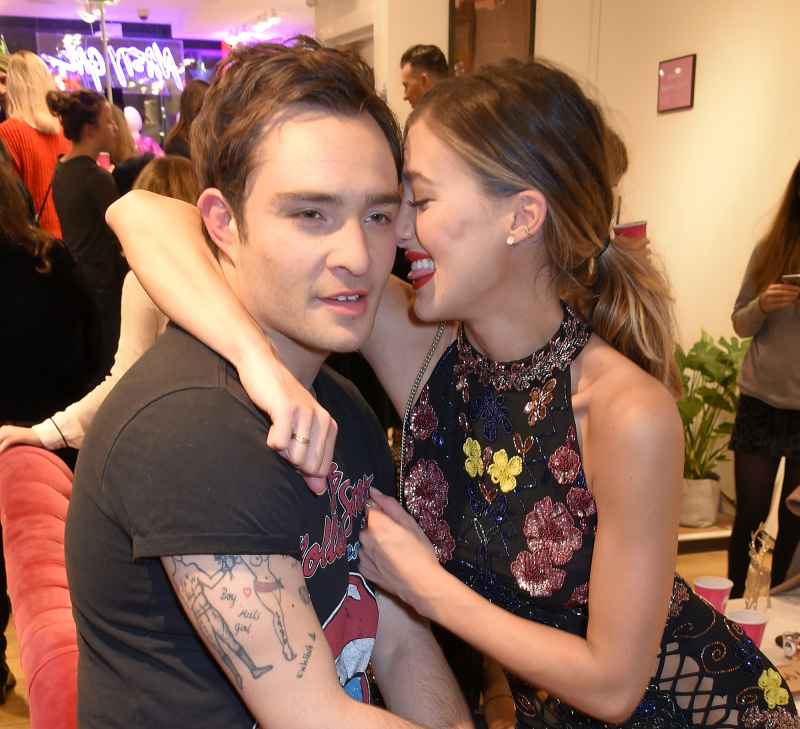Ed Westwick and Jessica Serfaty