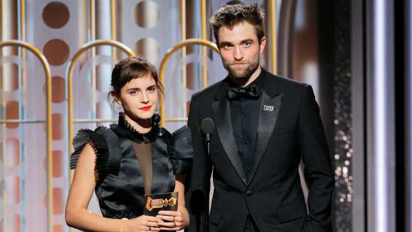 Emma Watson Robert Pattinson Golden Globes 2018