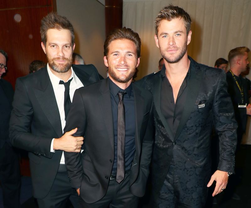 Geoff Stults Scott Eastwood Chris Hemsworth 2018 InStyle and Warner Bros. 75th Annual Golden Globe Awards Post-Party