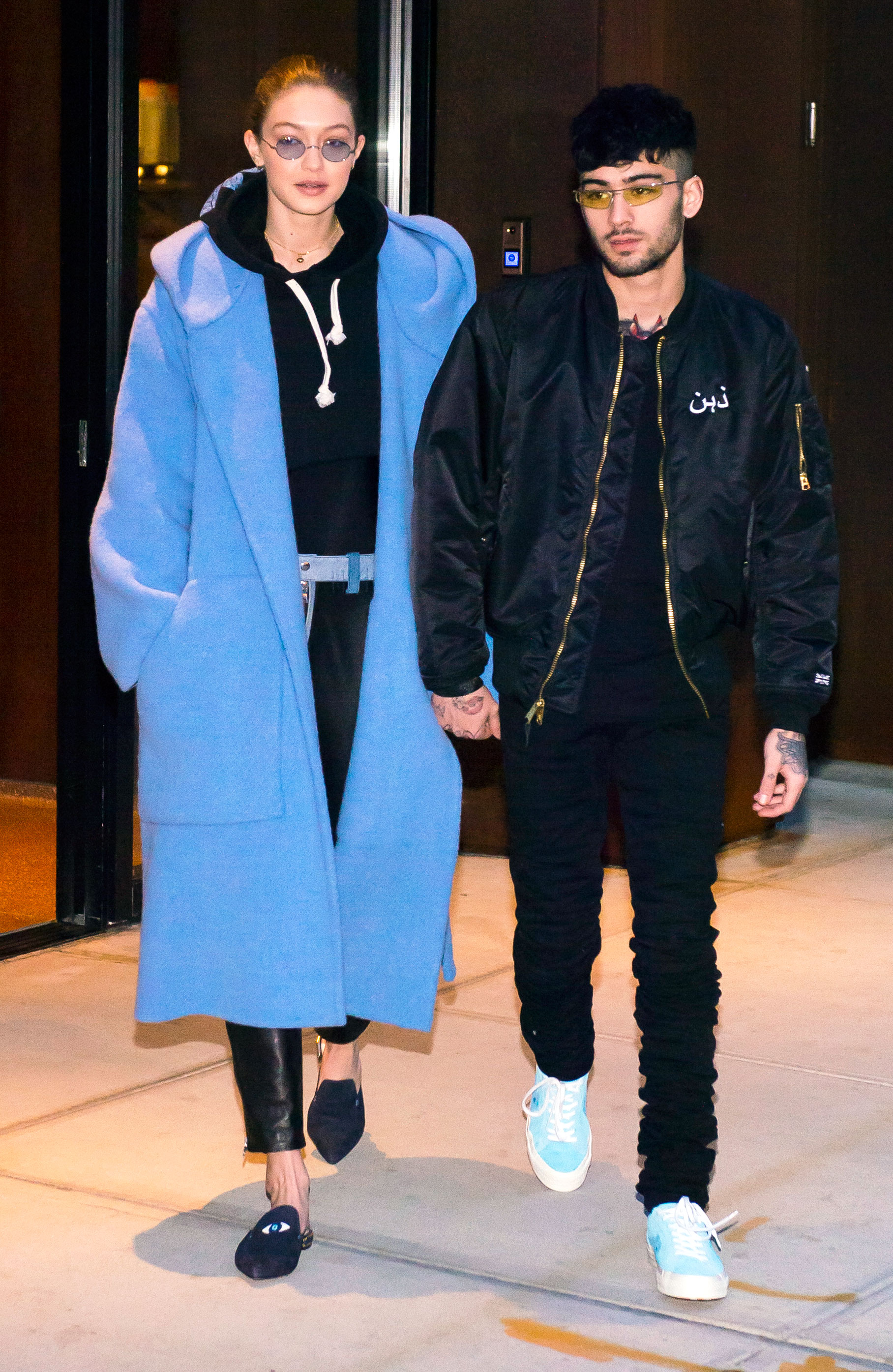 Gigi Hadid and Zayn Malik Date Fashion: Hoodies, Coats