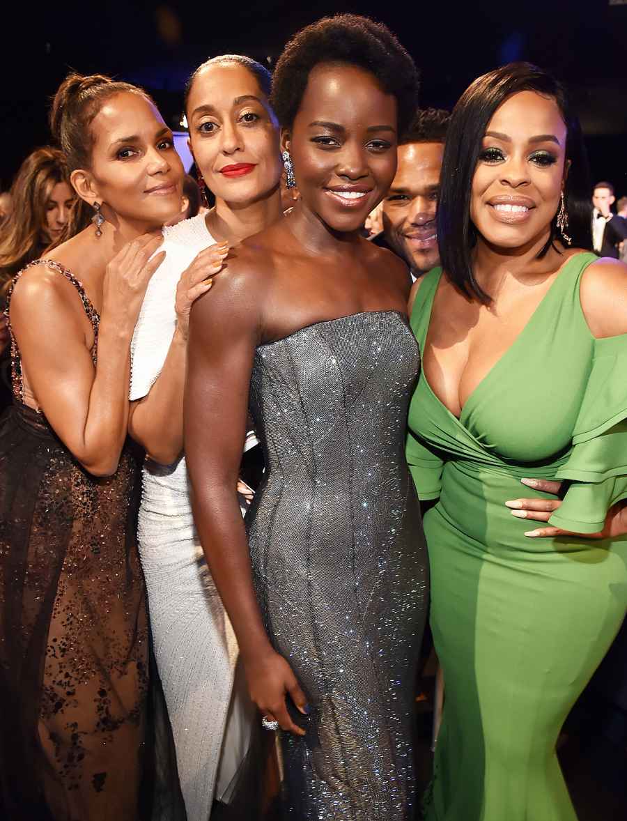 Halle Berry Tracee Ellis Ross Lupita Nyong'o Niecy Nash SAGs 2018 audience
