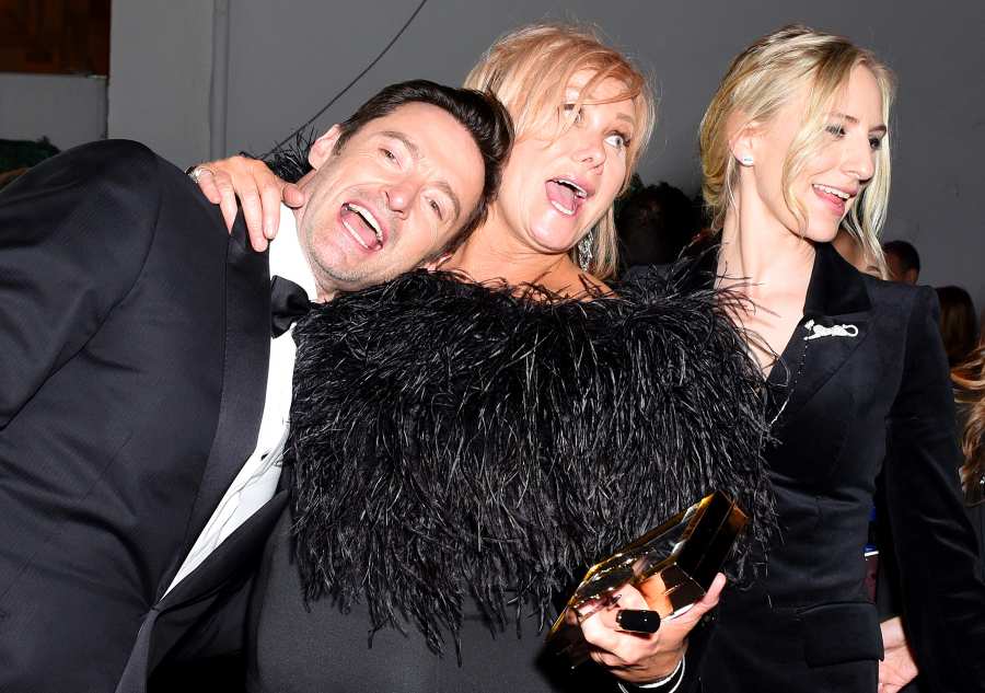 Hugh Jackman Deborra-lee Furness FOX, FX and Hulu 2018 Golden Globe Awards After Party