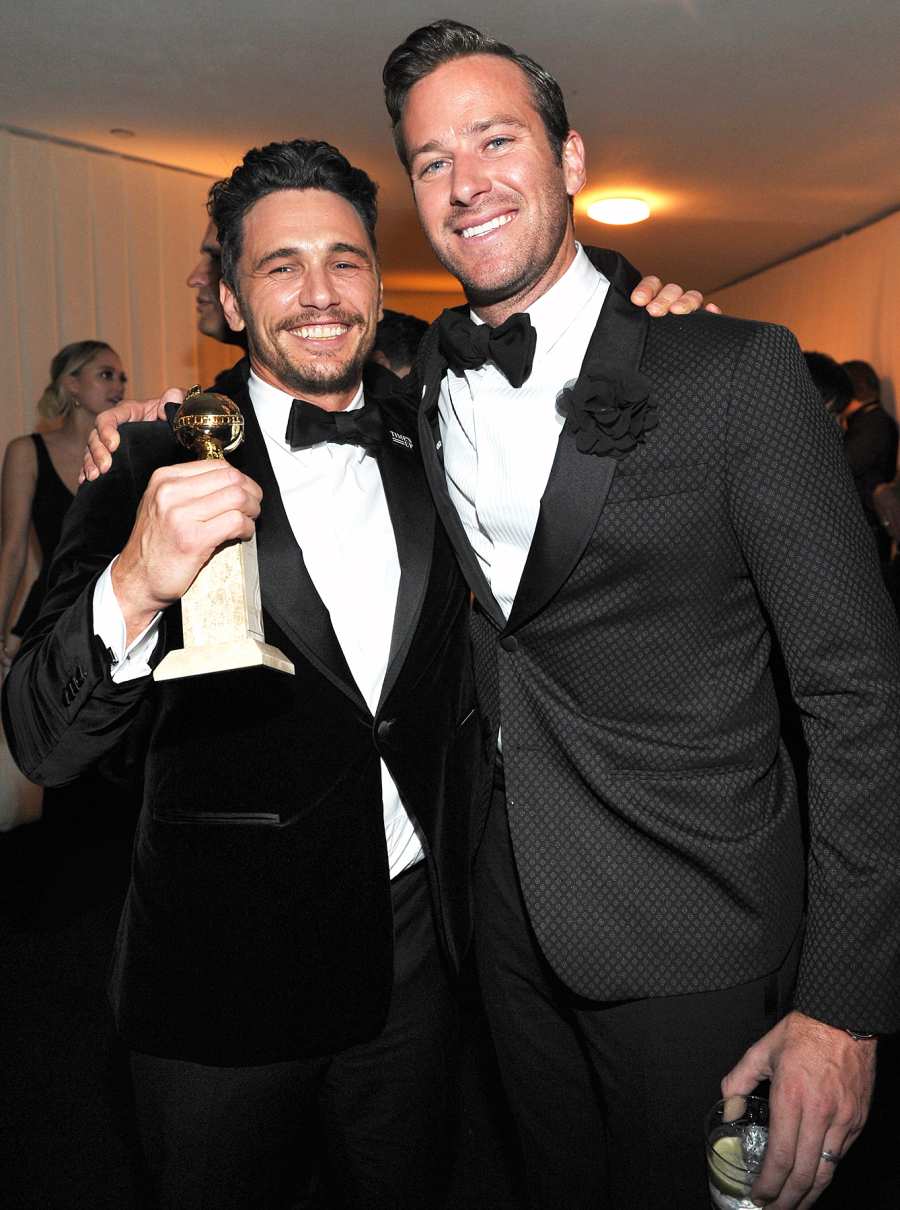 James Franco Armie Hammer 2018 InStyle and Warner Bros. 75th Annual Golden Globe Awards Post-Party
