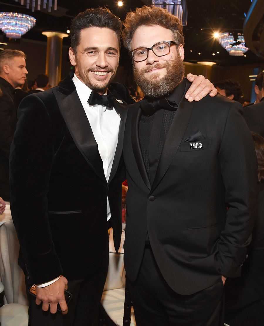 James Franco Seth Rogen Golden Globes 2018