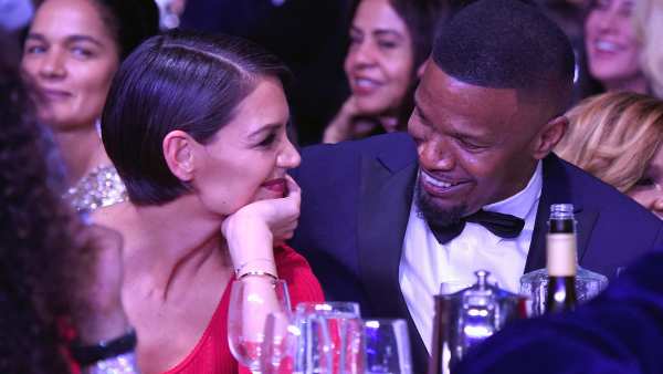 Katie Holmes, Jamie Foxx, Date, Clive Davis, Pre-Grammy Party