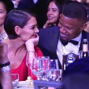 Katie Holmes, Jamie Foxx, Date, Clive Davis, Pre-Grammy Party