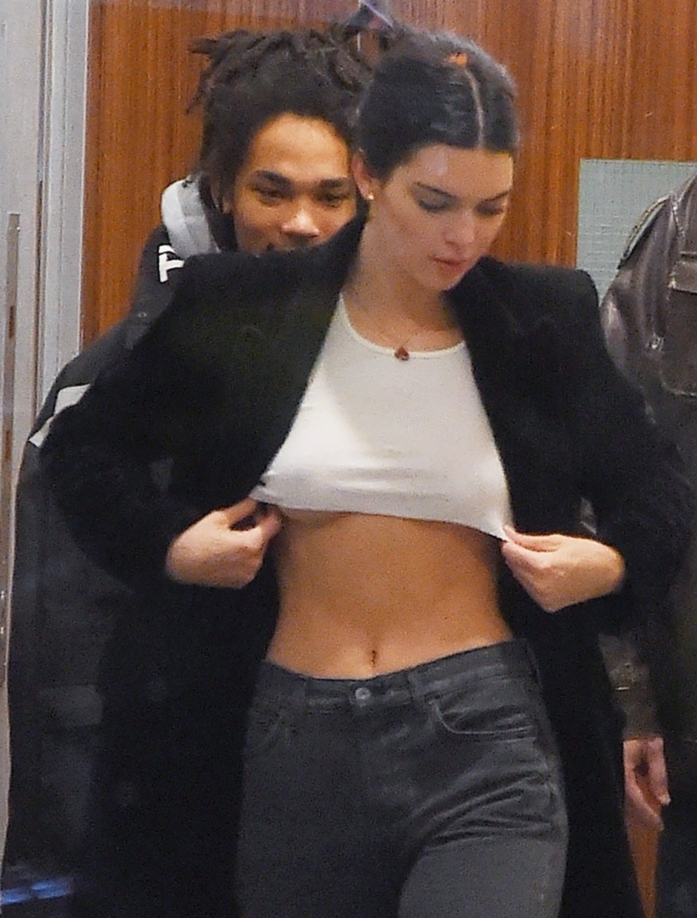 Kendall Jenner Flashes Underboob in NYC With Bella Hadid | Us Weekly