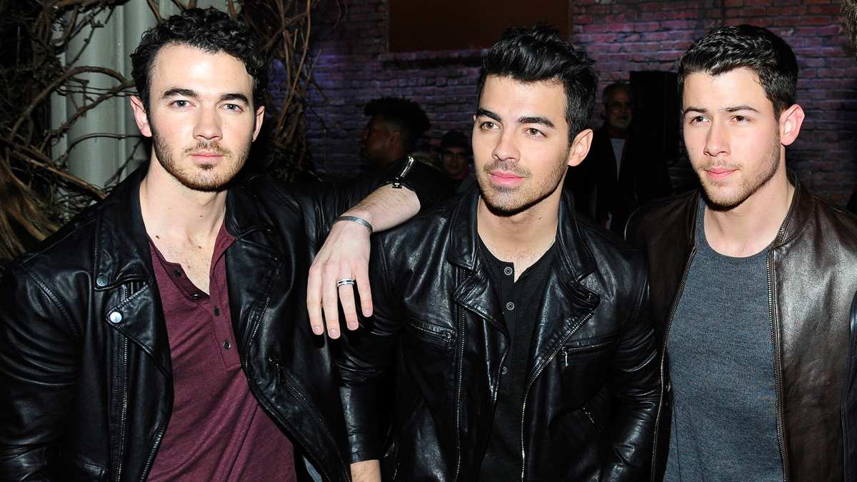 Kevin Jonas, Joe Jonas, Nick Jonas, John Varvatos, Fashion Show, Front Row
