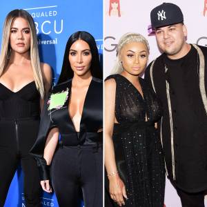 Khloe Kardashian Kim Kardashian Blac Chyna Rob Kardashian
