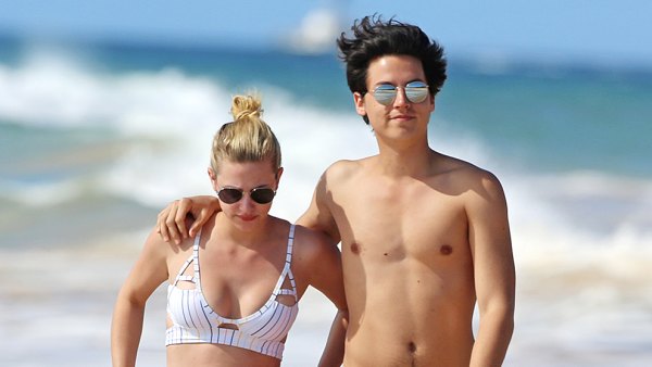 Lili Reinhart Cole Sprouse beach Hawaii