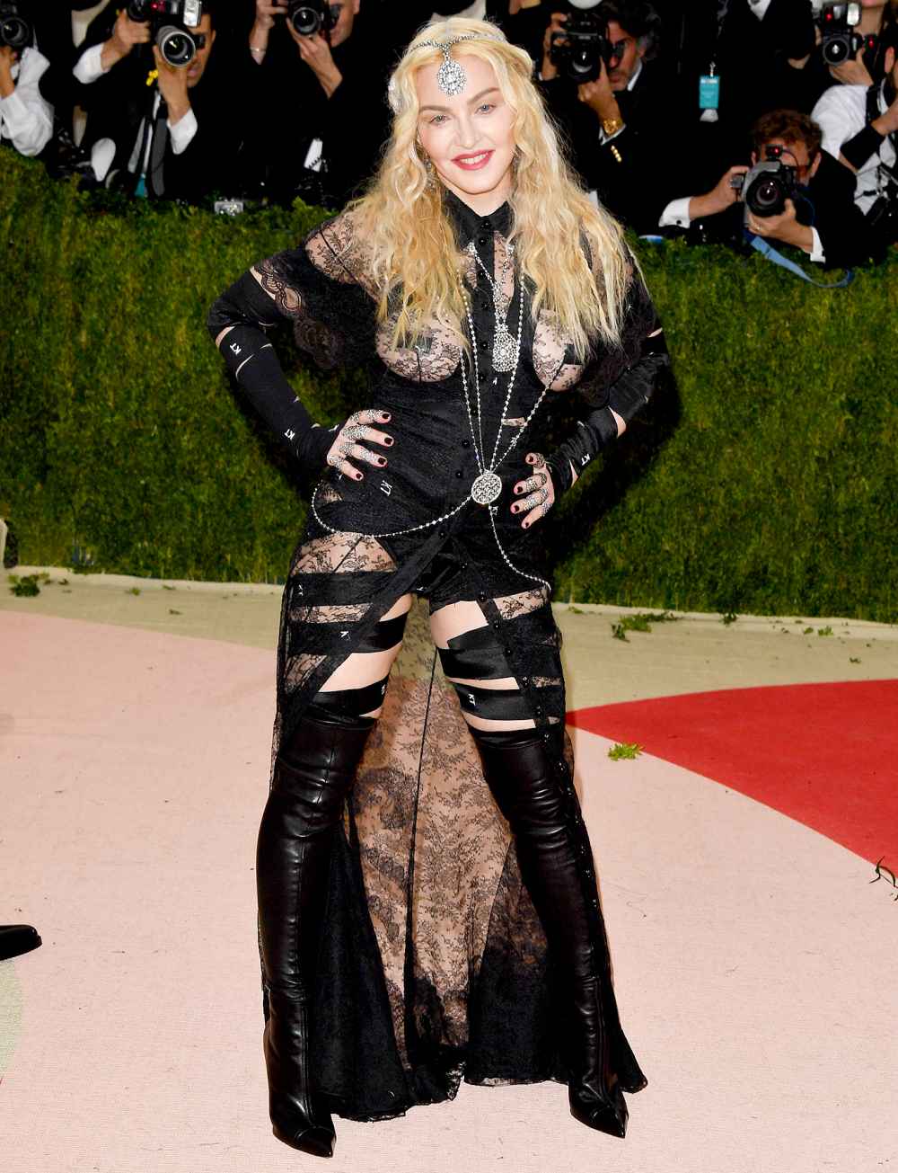 Madonna Goes Topless For Louis Vuitton Mona Lisa Bag
