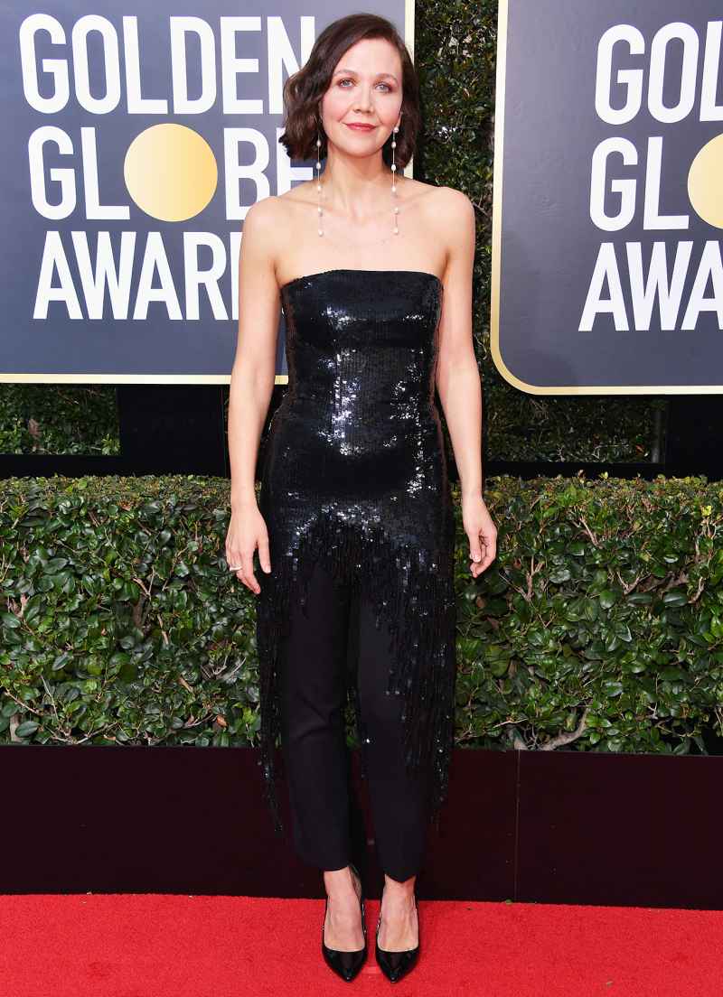 Maggie Gyllenhaal Stars Wearing Pants Golden Globes 2018