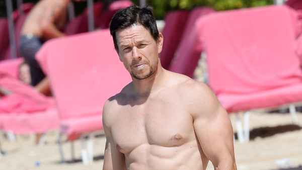 Mark Wahlberg shirtless in Barbados