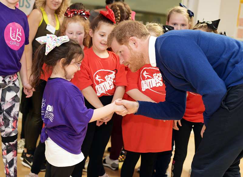 Prince Harry Meghan Markle street dance class children Cardiff