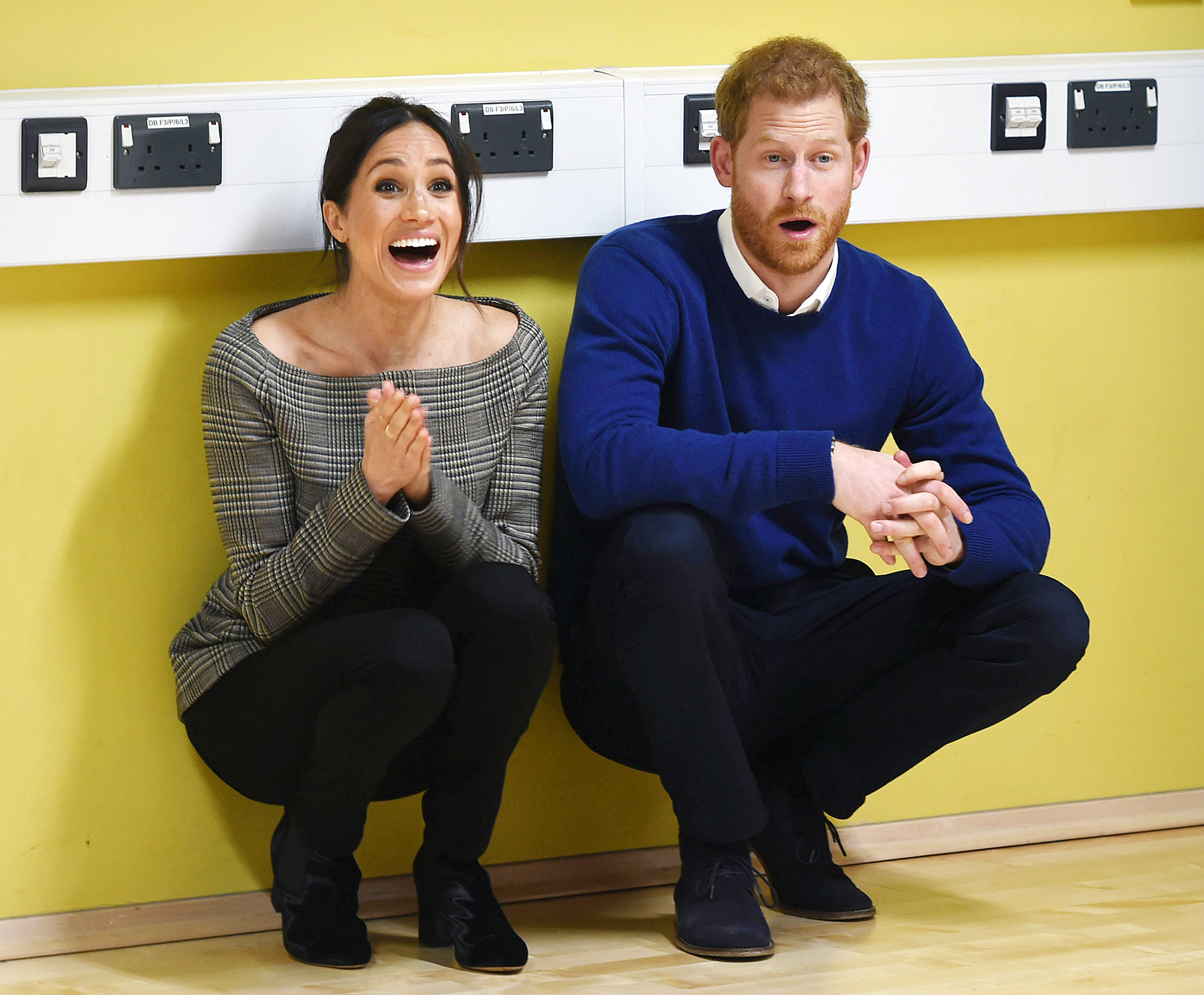 Prince Harry Meghan Markle street dance class children Cardiff