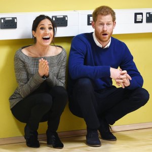 Prince Harry Meghan Markle street dance class children Cardiff