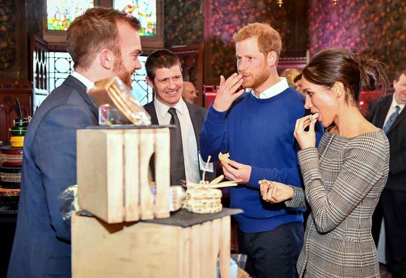 Prince Harry Meghan Markle Welsh cake tasting Cardiff