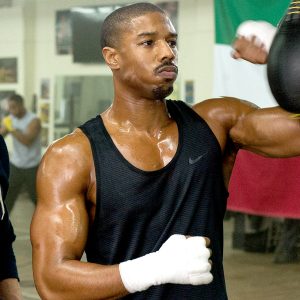 Sylvester Stallone and Michael B. Jordan in Creed