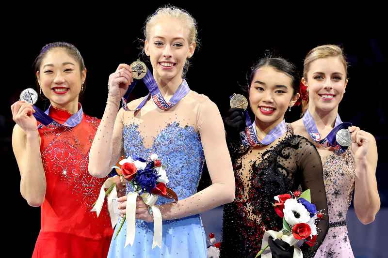 Mirai Nagasu, Bradie Tennell, Karen Chen, Ashley Wagner, U.S. Figure Skating Nationals