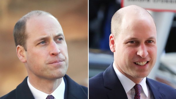 Prince William shaved head