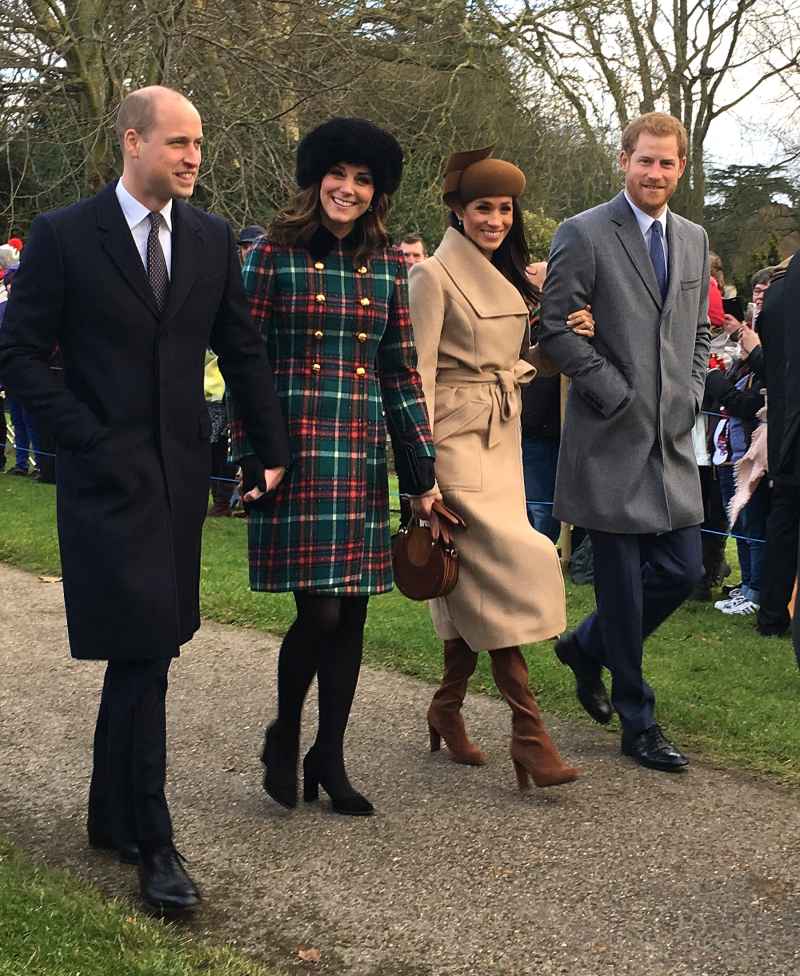 Prince William, Kate Middleton, Meghan Markle, Prince Harry Christmas 2017