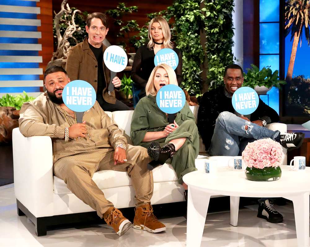 'The Four: The Battle for Stardom' judges Sean &ldquo;Diddy&rdquo; Combs, DJ Khaled, Meghan Trainor, music executive Charlie Walk, and host Fergie make an appearance on 'The Ellen DeGeneres Show'
