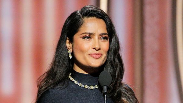 Salma Hayek Golden Globes 2018