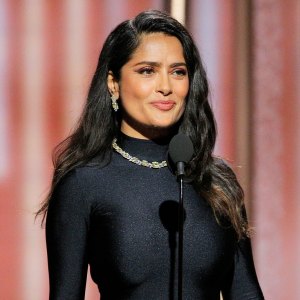 Salma Hayek Golden Globes 2018