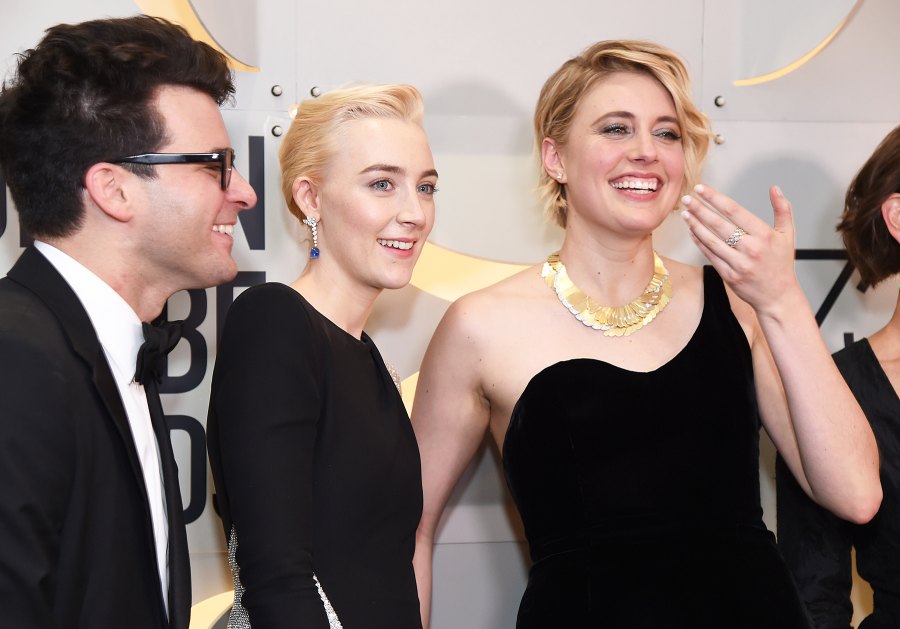 Saoirse Ronan Greta Gerwig Golden Globes 2018