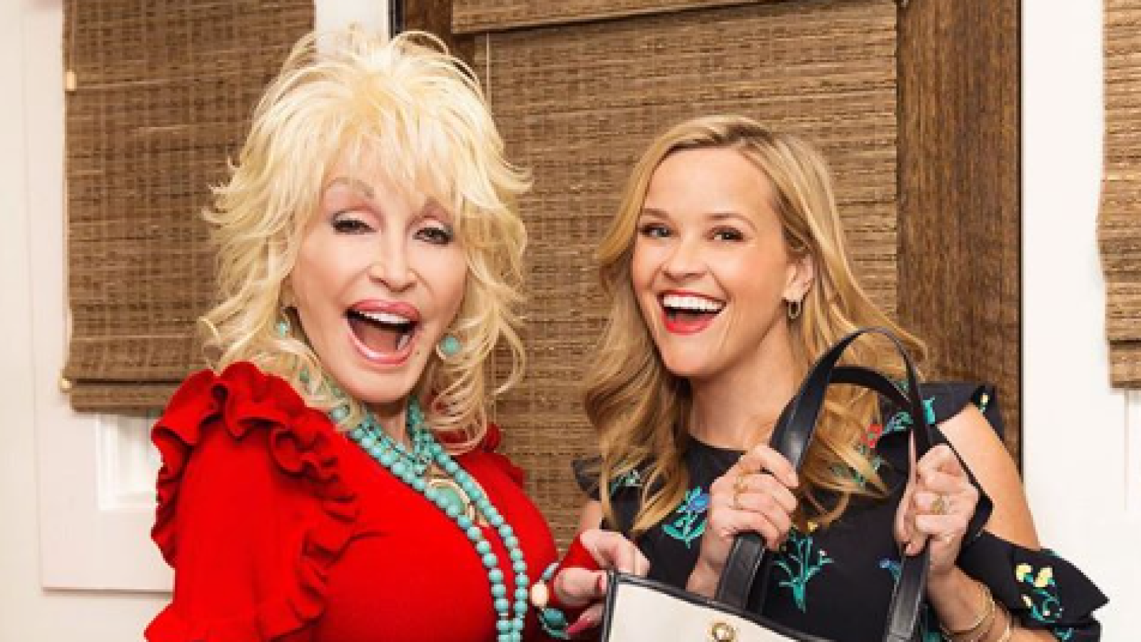 Reese Witherspoon and Dolly Parton