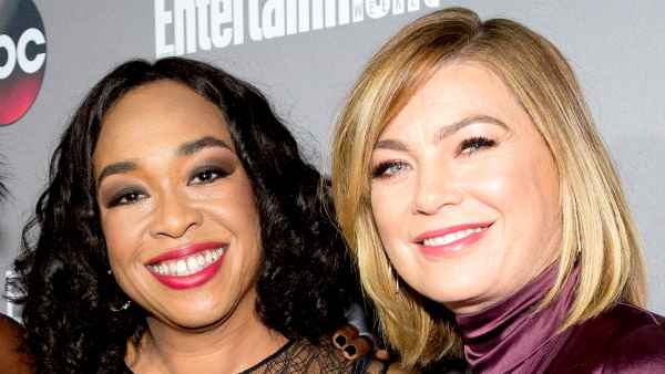 Shonda Rhimes and Ellen Pompeo