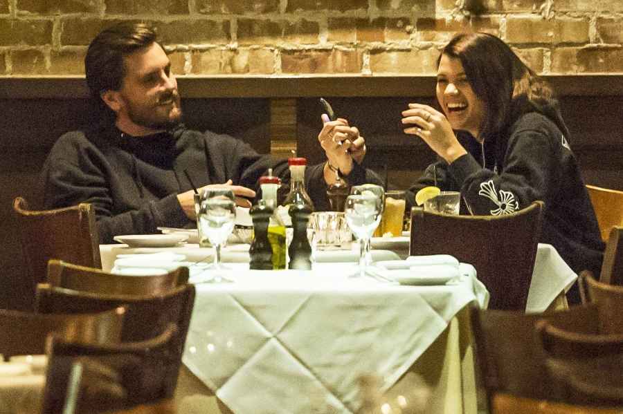 Sofia Richie Scott Disick dinner date