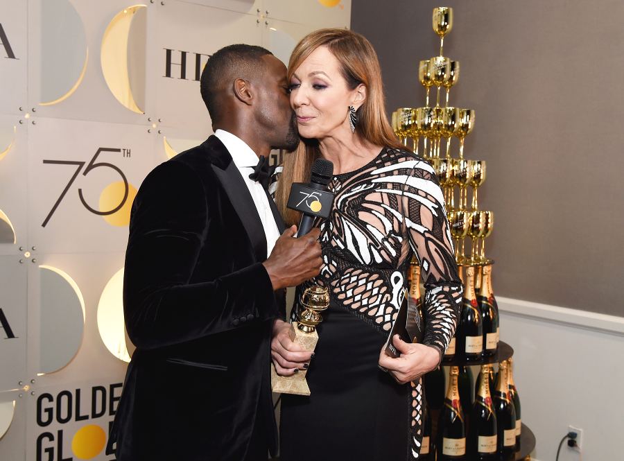 Sterling K. Brown Allison Janney Golden Globes 2018