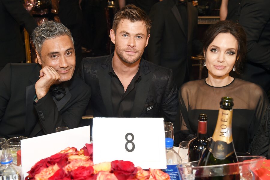 Director Taika Waititi Chris Hemsworth Angelina Jolie Golden Globes 2018