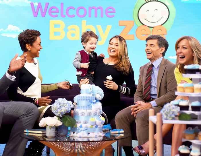 Ginger Zee and her son Adrian on ‘Good Morning America‘