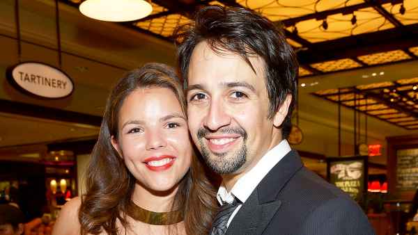 Lin-Manuel Miranda and Vanessa Nadal attend 2013 Tony Awards in New York City.