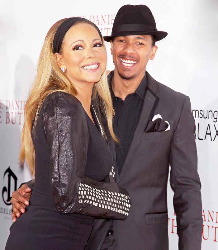 Mariah Carey and Nick Cannon attend the 'Butler' 2013 premiere in New York City.