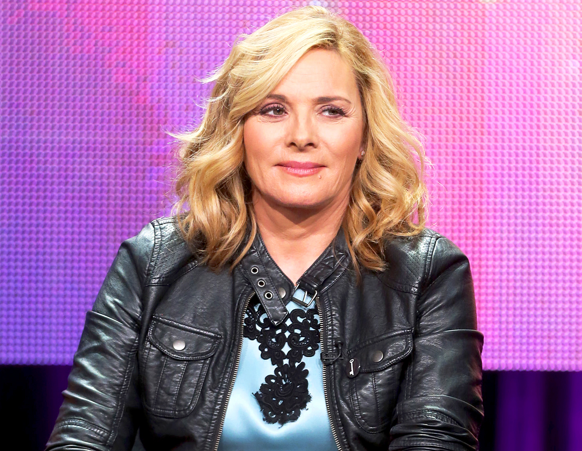 Kim Cattrall attends the PBS Networks portion of the 2014 Summer Television Critics Association at The Beverly Hilton Hotel in Beverly Hills, California.