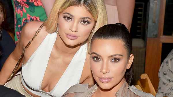 Kim Kardashian and Kylie Jenner host a dinner and preview of their new apps 2015 launching at Nobu Malibu in Malibu, California.
