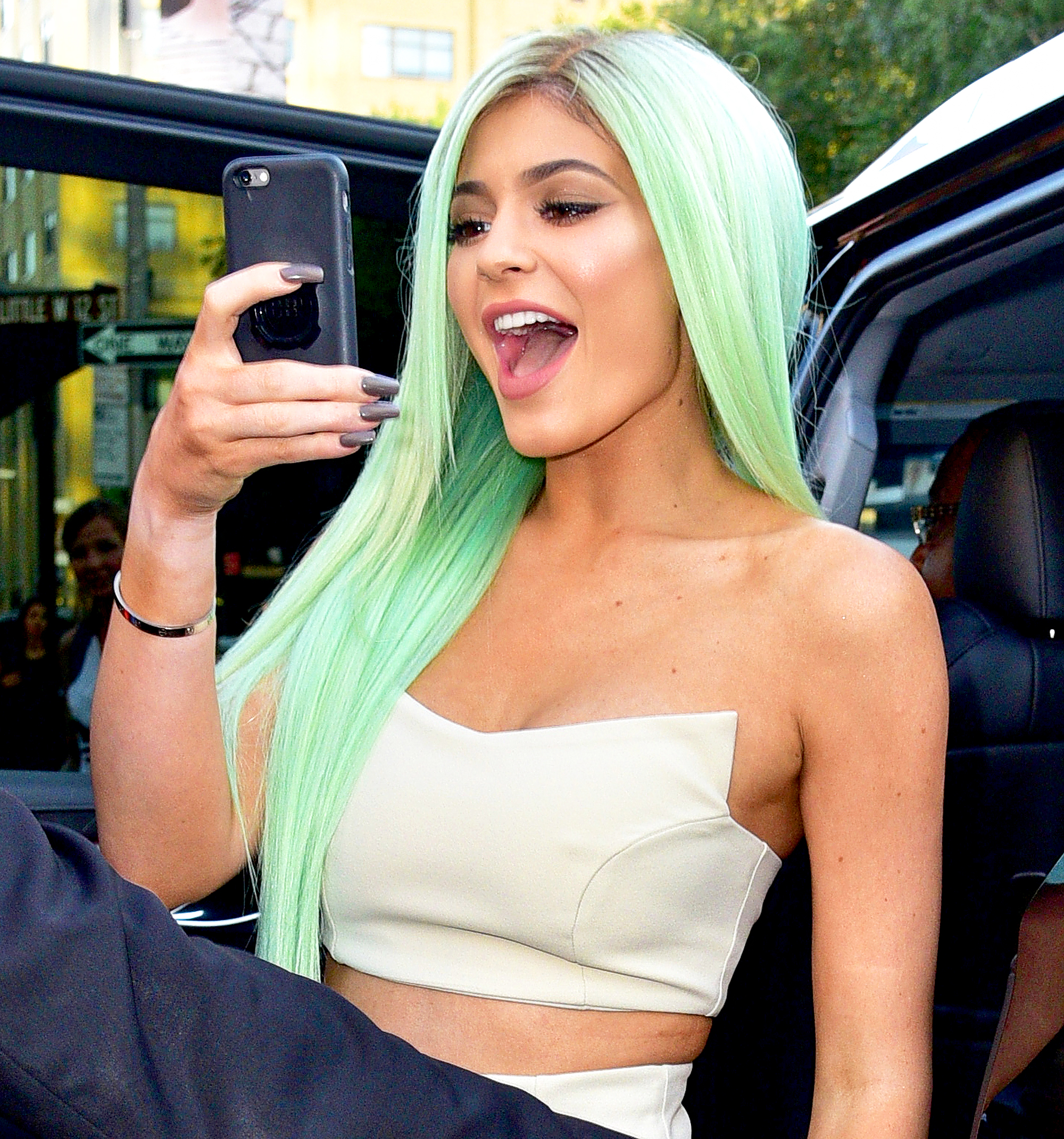 Kylie Jenner seen on the streets of Manhattan on September 16, 2015 in New York City.