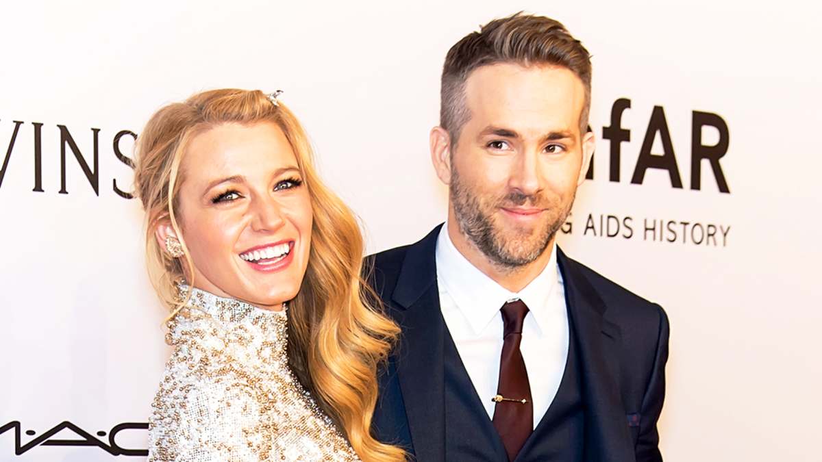 Blake Lively and Ryan Reynolds attend the 2016 amfAR New York Gala at Cipriani Wall Street in New York City.