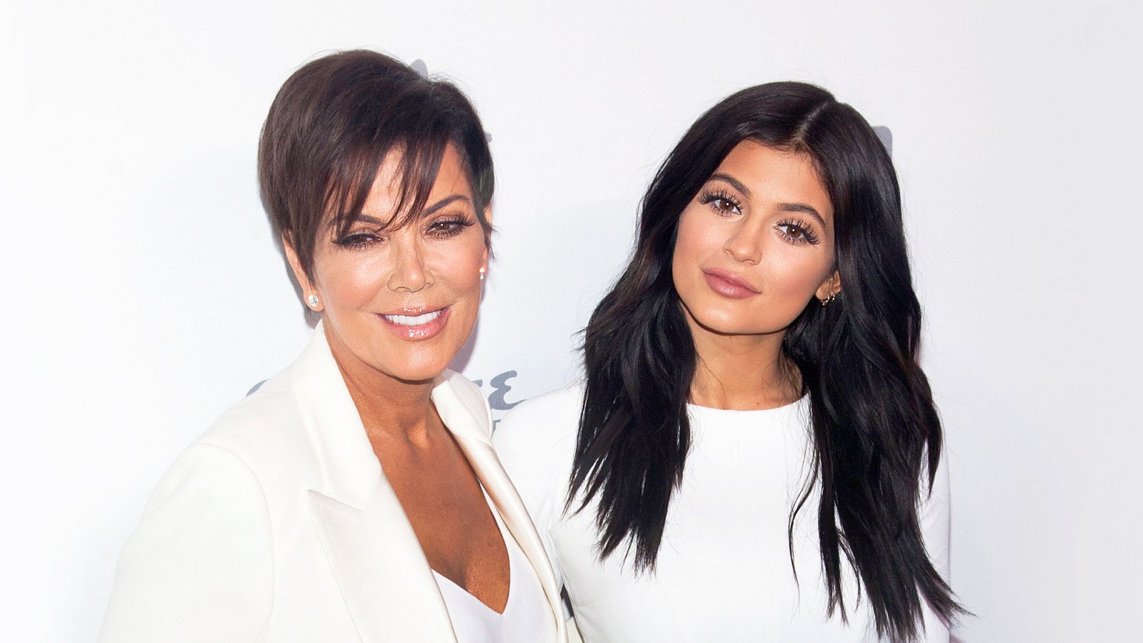Kris Jenner and Kylie Jenner attend the 2015 NBCUniversal Cable Entertainment Upfront at the Jacob K. Javits Convention Center in New York City.